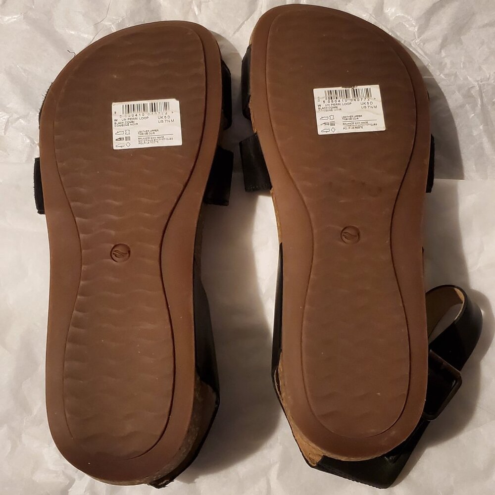 Clarks Un Perri Loop Black Sandals 7.5 - Picture 4 of 5